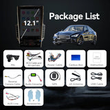 Android 15 Car Stereo Compatible with Infiniti Q50 2015 2016 2017 2018 2019 12.1" Touch Screen Wireless CarPlay & Android Auto 8+128 DSP 4G LTE 5G WiFi BT GPS Navigation Bluetooth 8Core
