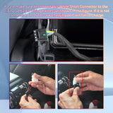 8.66" Rear Screen Compatible with Tesla Model 3 2019-2023 & Model Y 2019-2024, Android 13 4GB+64GB Rear Seat Entertainment Display Screen with Air Conditioning Control, Seat Heating,Wireless Carplay
