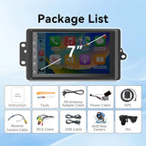 Android 14 Car Stereo Radio Compatible with 2003-2006 Chevy Silverado/Tahoe & GMC Sierra/Yukon Hummer H2 2003-2007 - 7" Touchscreen, Wireless CarPlay/Android Auto, GPS, Backup Camera, HiFi, SWC
