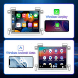 Android 13 Car Radio for Dodge Ram 1500/2500/3500 2013-2018/Jeep Dodge Grand Cherokee 2014-2022 with Wireless CarPlay/Android Auto/GPS Navigation/Backup Camera