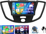 Android 13 Car Radio Compatible with Ford Transit 2015-2018, Car Stereo with Wireless CarPlay Android Auto, 2+64G, 9 Inch Touchscreen, Mirrorlink/GPS Navigation/Backup Visit the ZHNN Store