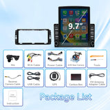 Android 14 Car Radio Stereo Compatible with Dodge RAM 1500 2500 3500 2009 2010 2011 2012, 9.7" Car Stereo with Wireless CarPlay Android Auto WiFi FM Bluetooth GPS Backup Camera Radio Upgrade 2+64G
