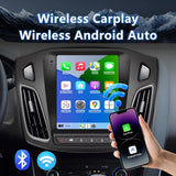 9.7 Inch Android 13 Car Radio Compatible with Ford Focus Radio 2012 2013 2014 2015 2016 2017 2018, 2+64G Car Replacement Radio with CarPlay/Android Auto，Bluetooth GPS SWC FM Backup Camera