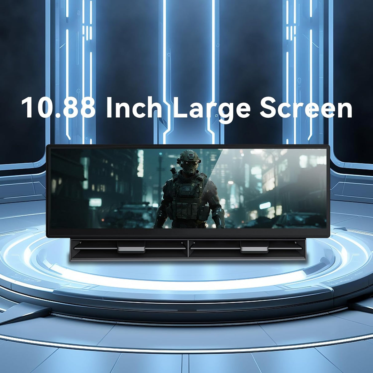 Head Up Display for Tesla Model 3 2017-2023 Model Y 2019-2024 with Wireless CarPlay/Android Auto/Camera/Air Vent