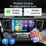 Android 13 Radio Compatible with Toyota RAV4 2013 2014 2015 2016 2017 2018, 10 Touch Screen Car Stereo Head Unit Wireless Carplay/Android Auto Mirror Link Backup Camera