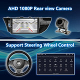 Android 13 Car Stereo Radio Head Unit Compatible with Toyota Corolla 2014 2015 2016 Wireless Carplay&Android Auto, 10 Inch Touchscreen Bluetooth Navigation,FM Radio,Mirror Link,Backup Camera