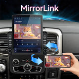 Android 13 Car Radio Stereo Compatible with Dodge Ram 1500/2500/3500 2013-2018 Upgrade with Wireless Carplay&Android Auto, GPS/SWC/Backup Camera/Seat Heating, for Manual & Auto AC (9.7 Inch)