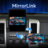 Android 14 Car Radio Stereo Compatible with Dodge RAM 1500 2500 3500 2009 2010 2011 2012, 9.7" Car Stereo with Wireless CarPlay Android Auto WiFi FM Bluetooth GPS Backup Camera Radio Upgrade 2+64G
