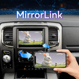 Android 13 Car Radio for Dodge Ram 1500/2500/3500 2013-2018/Jeep Dodge Grand Cherokee 2014-2022 with Wireless CarPlay/Android Auto/GPS Navigation/Backup Camera