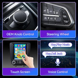 9.7 Inch Car Radio Compatible with Ford Mustang 2010 2011 2012 2013 2014, 2+64G Android 13 T-Style Car Stereo with with Carplay/Android Auto/Bluetooth/SWC/FM/1080P Back-up Camera