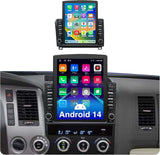 Android 14 Car Stereo Car Radio 9.7" Touch Screen Compatible with Toyota Tundra 2007-2013 Sequoia 2008-2018 Wireless CarPlay & Android Auto Bluetooth FM Radio GPS Navigation Backup Camera