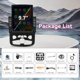 Android 13 Car Radio Stereo Compatible with Dodge Ram 1500/2500/3500 2013-2018 Upgrade with Wireless Carplay&Android Auto, GPS/SWC/Backup Camera/Seat Heating, for Manual & Auto AC (9.7 Inch)