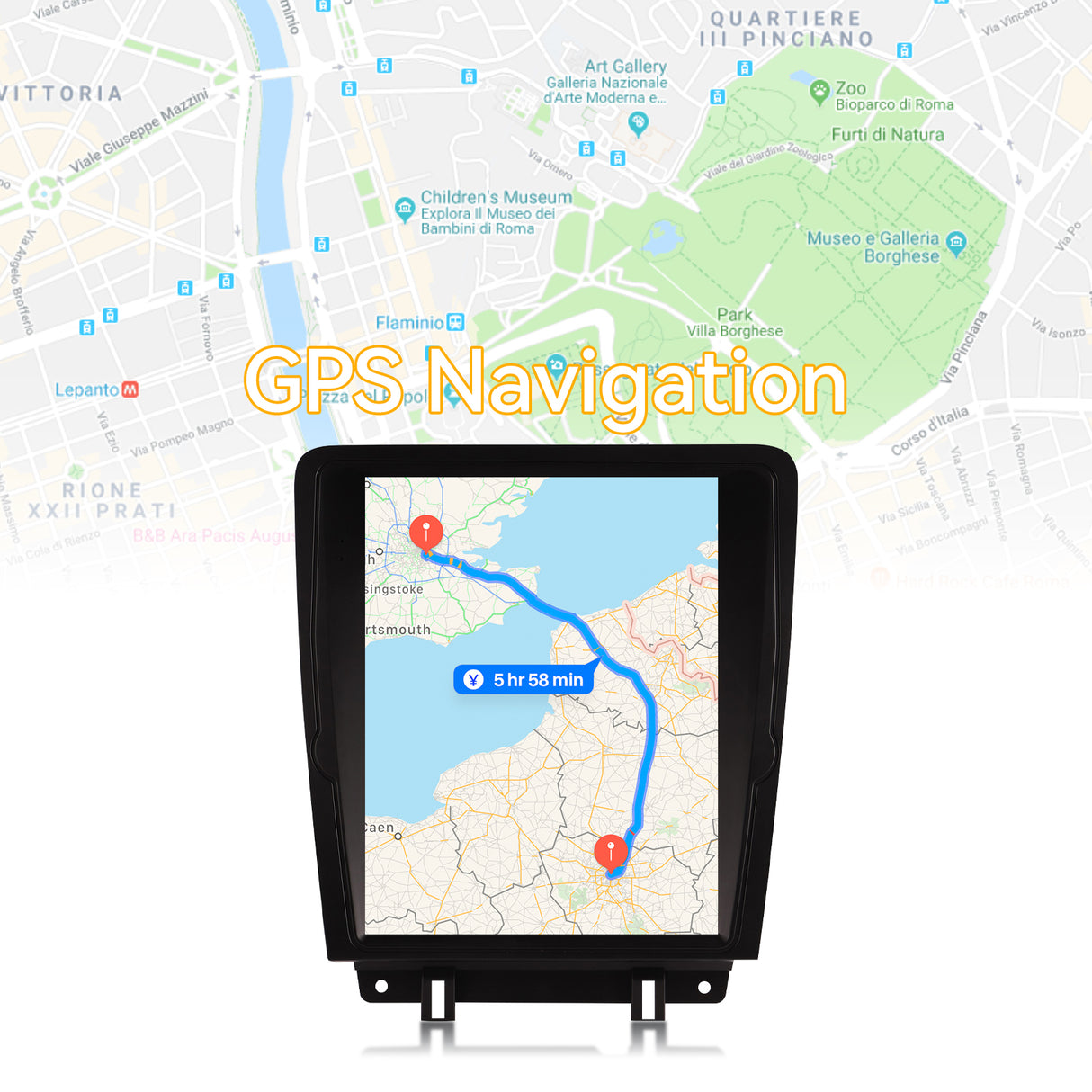 Car Stereo Radio 8-Core, with Android Auto Wireless Carplay for Ford Mustang 2009-2014 Upgrade 2K Touchscreen Bluetooth WiFi GPS DSP AM FM Head Unit