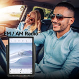 14.4 inch Car Stereo Radio 8-Core Qualcomm CPU, Android Auto Wireless Carplay for Dodge RAM 1500 2500 3500 2013-2018 Tesla Style Touch Screen Bluetooth WiFi GPS DSP AM FM Head Unit