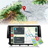 Car Stereo for Honda Civic 2016-2020 Upgrade Wireless CarPlay & Android Auto AHD Backup Camera GPS SWC FM WiFi Bluetooth