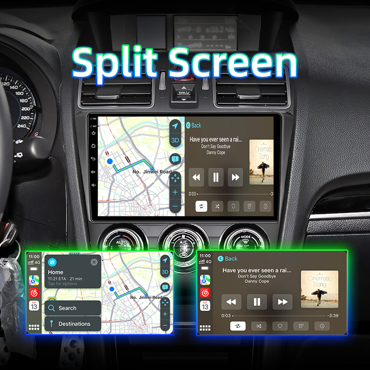 Android 13 Car Stereo Radio Compatible with Subaru Forester WRX Impreza 2015 2016 2017 2018,9" Touchscreen Head Unit,Bluetooth/Wifi/FM/Wireless Carplay AndroidAuto/GPS/Mirrorlink/Backup Camera