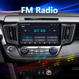Car Stereo Radio Compatible with Toyota RAV4 2013 2014 2015 2016 2017 2018,Android 13 Head Unit,10 Inch IPS Touch Screen/WiFi/Bluetooth/Wireless Carplay Android Auto/GPS/Mirror Link/AHD Rear Camera