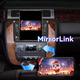 9.7inch Car Radio for GMC Yukon 2007-2014, Sierra 1500-3500 2007-2013, for Chevrolet Silverado 2007-2018, Tahoe/Suburban 2007-2014 with Carplay Android Auto, WiFi Bluetooth GPS FM RDS 8+128G