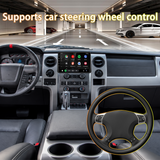 Android Car Radio Head Unit for Ford F150 2009 2010 2011 2012, Wireless CarPlay & Android Auto, Bluetooth, WiFi, GPS Navigation, FM, SWC, AHD Backup Camera, for Manual AC Models