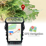 12.1 Inch Radio Upgrade for Ford Explorer 2011-2019 Explorer Stereo T-Style Vertical Touch Screen Android 13 Head Unit Wireless Carplay Andriod Auto GPS SWC 1080P Backup Camera 4+64G