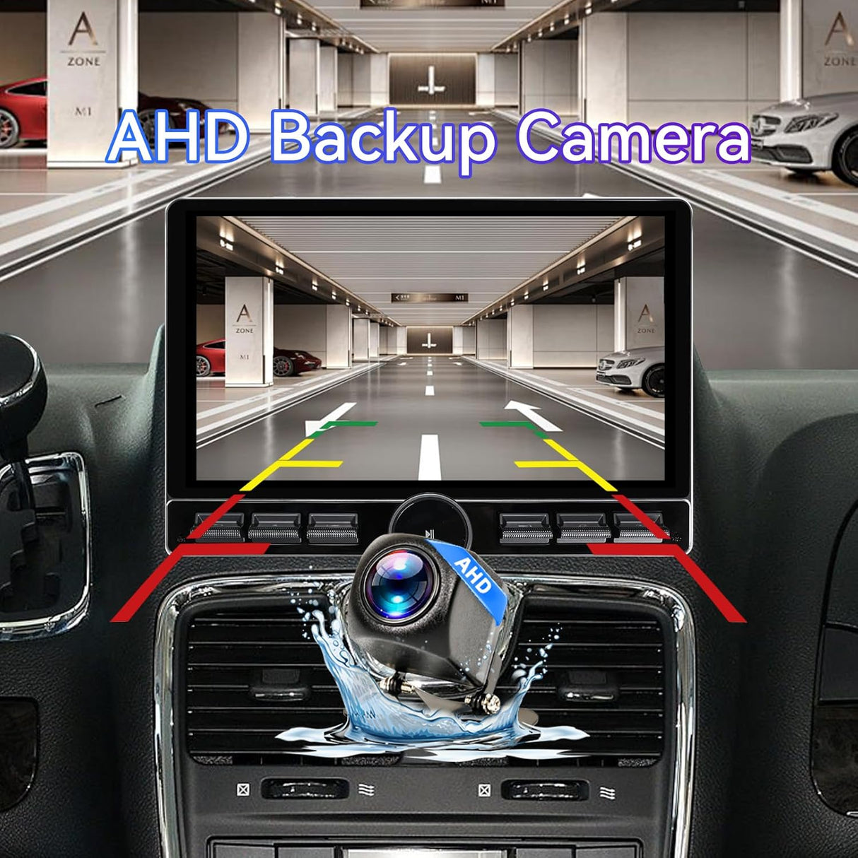 10 Inch Car Radio Compatible with Dodge Grand Caravan 2011-2020 for Chrysler Town & Country 2012-2016, Android 13 2+64G Car Stereo with Wireless CarPlay Android Auto/GPS/Backup Camera