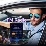 9.7 Inch Car Radio Compatible with Ford Transit 2015-2018, 4+64G Android 13 Car Stereo with Wireless CarPlay Android Auto/Mirrorlink/GPS Navigation/Backup