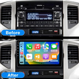 10 Inch Car Stereo Radio Compatible with Toyota Tacoma 2005-2015, Android 13 2+64G Wireless CarPlay Android Auto Car Radio Replacement with GPS/SWC/Backup Camera