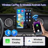9.7 Inch Car Radio Stereo Compatible with Jeep Wrangler JL 2018-2021/Gladiator JT 2020 2021,Android Car Radio with CarPlay &Android Auto GPS Navigation SWC Backup Camera (2G+64G)