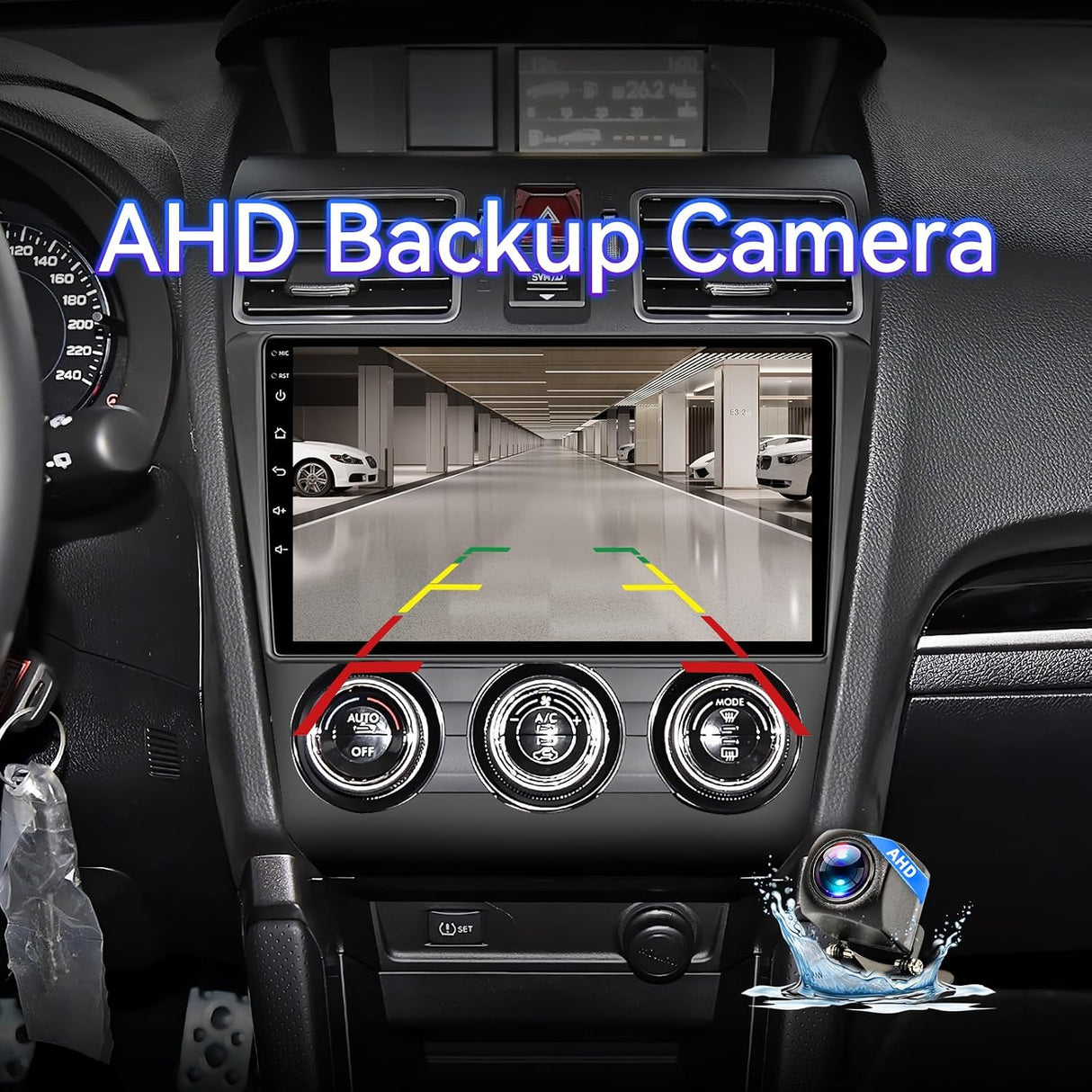 Android 13 Car Radio Compatible with Subaru Forester WRX Impreza STi 2016 2017 2018, 9" 2+64G Touch Screen Car Stereo with Wireless CarPlay Android Auto/WiFi/Bluetooth/GPS/Backup Camera