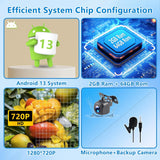 Android 13 Car Radio for Toyota Highlander 2000-2007, 9 Inch with Wireless CarPlay/Android Auto