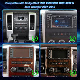 Android 14 Car Radio Stereo Compatible with Dodge RAM 1500 2500 3500 2009 2010 2011 2012, 9.7" Car Stereo with Wireless CarPlay Android Auto WiFi FM Bluetooth GPS Backup Camera Radio Upgrade 2+64G