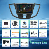 ZHNN Android 13 Car Stereo Radio Compatible with Ford Transit 2013-2019,9" Touchscreen Support Bluetooth/Wireless CarPlay Andriod Auto/GPS/WiFi/Mirror Link/Backup Camera
