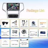 Android Car Stereo for Jeep Grand Cherokee 2010-2013, Wireless Apple Carplay & Android Auto, 2GB+64GB WiFi GPS Navi, Bluetooth 5.0, Steering Wheel Control, Touch Screen Car Head Unit
