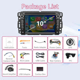 10" Android 13 Wireless CarPlay & Android Auto Radio for Chevy Silverado 2007-2014 | GMC Sierra Yukon Tahoe | 2+64GB, GPS, WiFi & Backup Camera