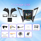 9.7'' Android 13 Car Stereo for Hyundai Sonata 2010-2015 | IPS Touchscreen Sonata Radio Wireless Carplay Android Auto 5G WiFi/Bluetooth Mirror Link GPS SWC/FM/RDS/32EQ Backup Cam Mic