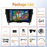 10.1 Inch Android 13 Car Stereo for Nissan Rogue X-TRAIL 2014 2015 2016 2017 2018 (Auto AC), 2G+64G Touch Screen Head Unit, Wireless Apple CarPlay & Android Auto, GPS Navigation, Bluetooth, SWC with Backup Camera