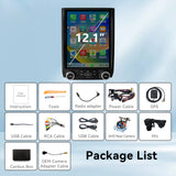 Car Radio for Ford Expedition Upgrade 2015 2016 2017 2018 Wireless Carplay Andriod Auto Android 13 12.1 Inch T-Style Touch Screen Head Unit 5Ghz WiFi GPS Navigation SWC