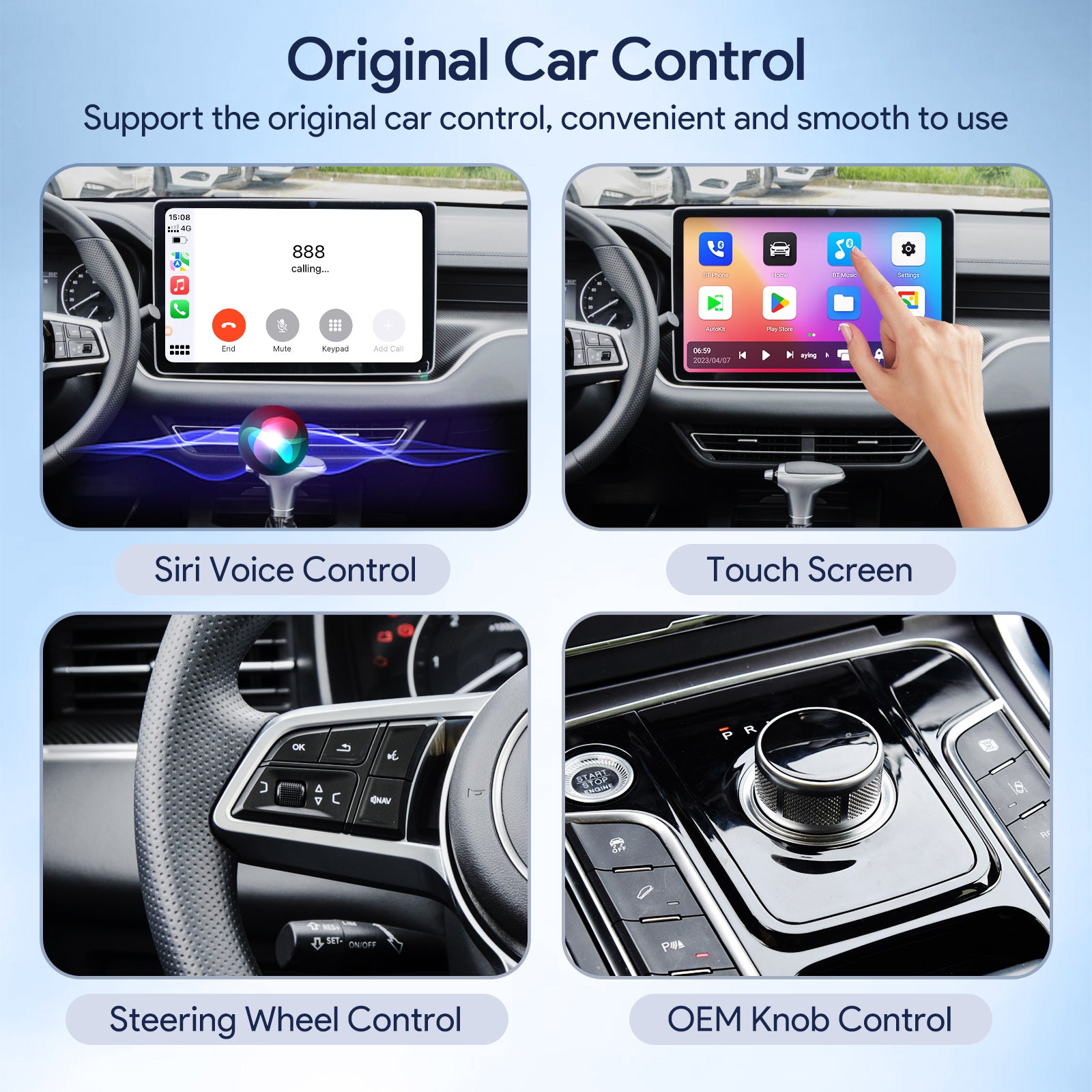 ZHNN Car Box Y1 for Car with OEM Wired Carplay Car Radio