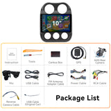 Car Radio Stereo for Jeep Compass Patriot 2009-2016: 10inch 1280 * 800HD Touch Screen Head Unit Replacement AM FM RDS CarPlay Android Auto Backup Camera, SWC, GPS
