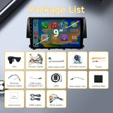 Car Stereo for Honda Civic 2016-2020 Upgrade Wireless CarPlay & Android Auto AHD Backup Camera GPS SWC FM WiFi Bluetooth