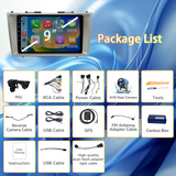 Head Unit Stereo for Toyota Camry (06-11) Wireless CarPlay & Android Auto Quick Boot, Screen Casting, Anti-Glare QLED Display. AM/FM Radio Receiver, Plug & Play Dash Harness Included.
