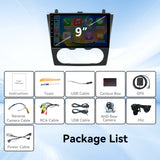 2+64G Android 13 Car Stereo for Nissan Altima Teana (Manual AC) 2008-2012 with 9 Inch Touchscreen Radio Built-in Wireless Carplay/Android Auto/GPS/Bluetooth/FM/AUX/Steering Wheel Controls/Backup Camera