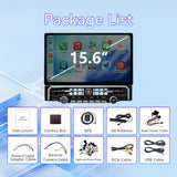 15.6 Inch Car Radio Upgrade Stereo Compatible with Toyota 4Runner 2010-2023, Android 13 System 8+256GB Large Touchscreen Car Head Unit with Wireless CarPlay & Android Auto/SWC/GPS Navigation