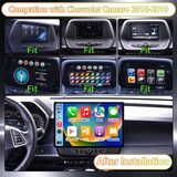 Chevrolet Camaro 2016-2019, 4GB+64GB Touchscreen Car Stereo, Wireless CarPlay & Android Auto, GPS Navigation, Bluetooth, FM Radio, Multimedia Player with AHD Backup Camera