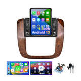 9.7inch Car Radio for GMC Yukon 2007-2014, Sierra 1500-3500 2007-2013, for Chevrolet Silverado 2007-2018, Tahoe/Suburban 2007-2014 with Carplay Android Auto, WiFi Bluetooth GPS FM RDS 8+128G