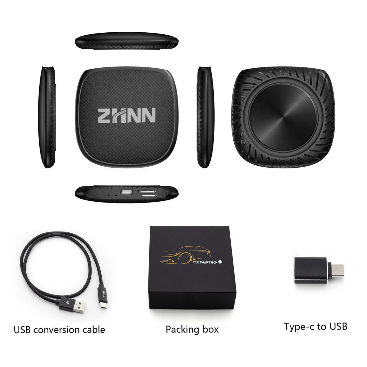 ZHNN A13 Android Smart Box Fit for Cars with OEM Wired Carplay