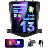 Compatible with Chevy Cruze Radio 2009-2014, 9.7 Inch Android 13 with CarPlay/Android Auto, 2+64G Car Stereo with Bluetooth GPS SWC FM Backup Camera