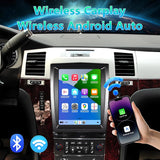 Android 13 Car Stereo Compatible with Cadillac Escalade/Sailway SLS 2007-2014, 9.7 Inch 2+64G Car Radio with CarPlay&Android Auto Support GPS/SWC/Bluetooth/FM RDS Radio/Backup Camera