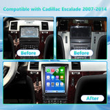 Android 13 Car Stereo Compatible with Cadillac Escalade/Sailway SLS 2007-2014, 9.7 Inch 2+64G Car Radio with CarPlay&Android Auto Support GPS/SWC/Bluetooth/FM RDS Radio/Backup Camera
