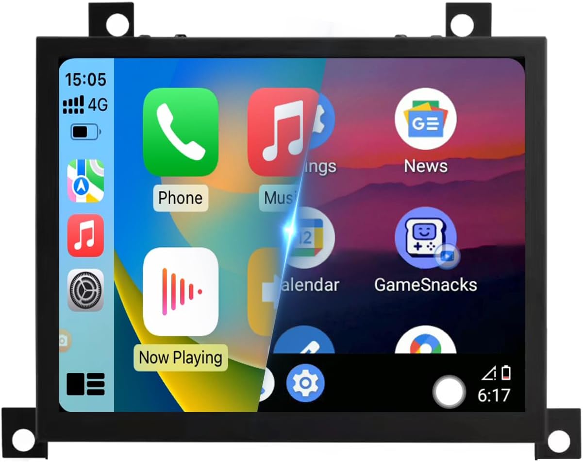 ZHNN Car Stereo Compatible with Dodge Charger/Challenger 2015 2016 2017 2018 2019, Touchscreen Car Head Unit with Carplay/Android Auto